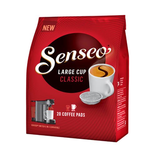 Senseo Classic Stor kop 20 puder Senseo Kapselkongen.dk